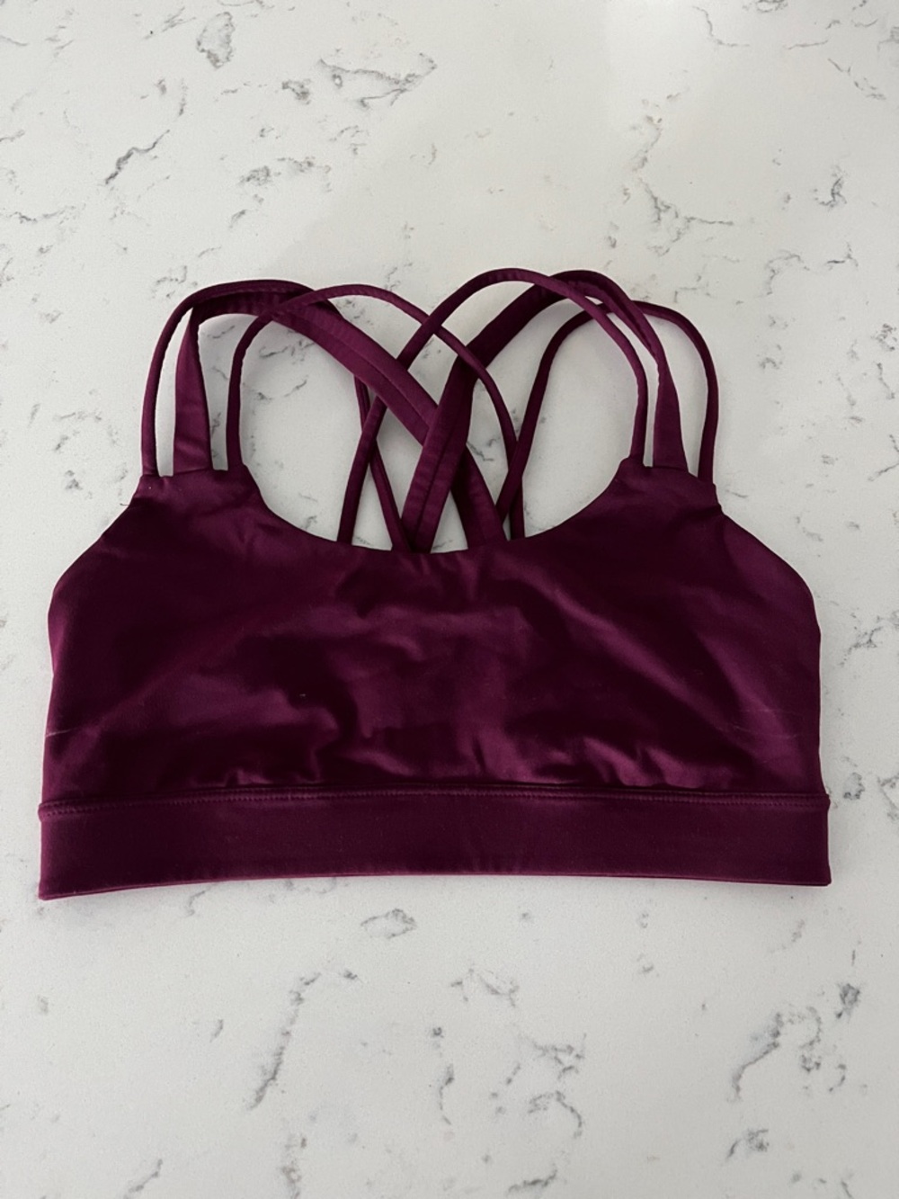 Victoria’s Secret Women's Strappy Sports Bra - Plum